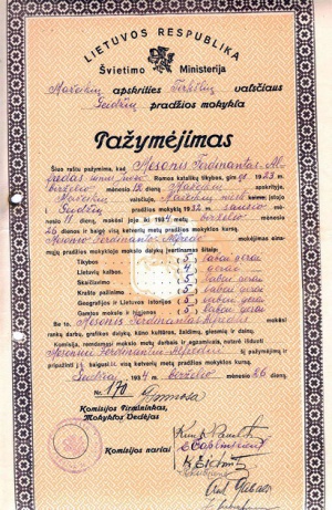 Geidziu prad. m-klos pazymejimas 1934 m..jpg