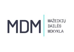 2023 m. atnaujintas Mažeikių dailės mokyklos logotipas