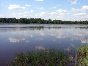 Meižių ežeras iš pietryčių pusės