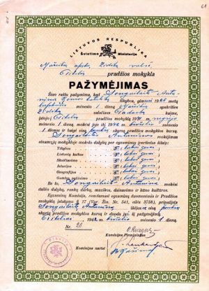 Pikeliu prad. m-klos pazymejimas 1942 m..jpg