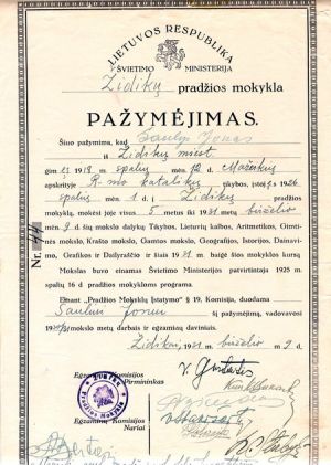Zidiku prad. m-klos pazymejimas 1931 m..jpg